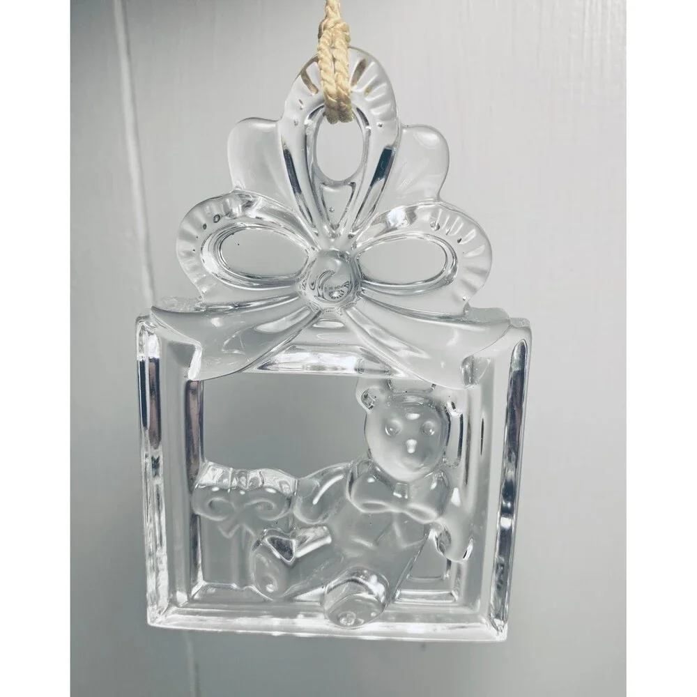 Crystal Gift Box baby Teddy Ornament